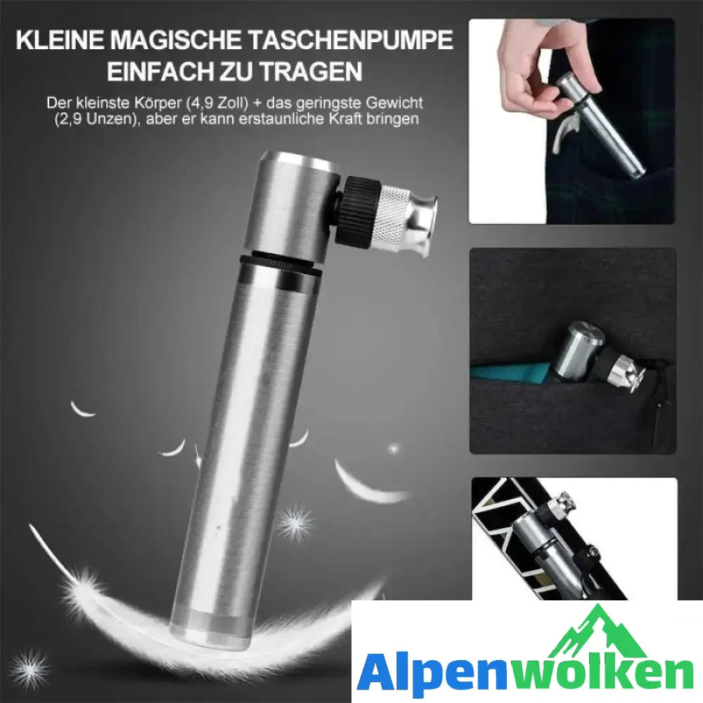 Alpenwolken - Mini-Fahrradpumpe