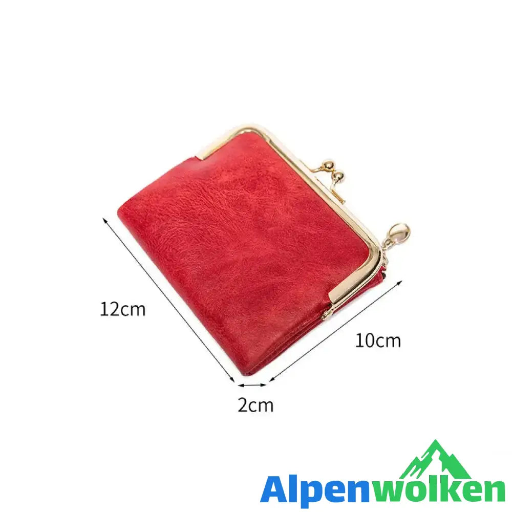 Alpenwolken - Mini Fashion Damen quadratische kurze Geldbörse