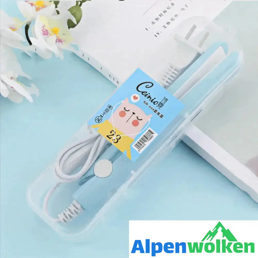 Alpenwolken - Mini-Lockenwickler aus Keramik Blau（Europa）