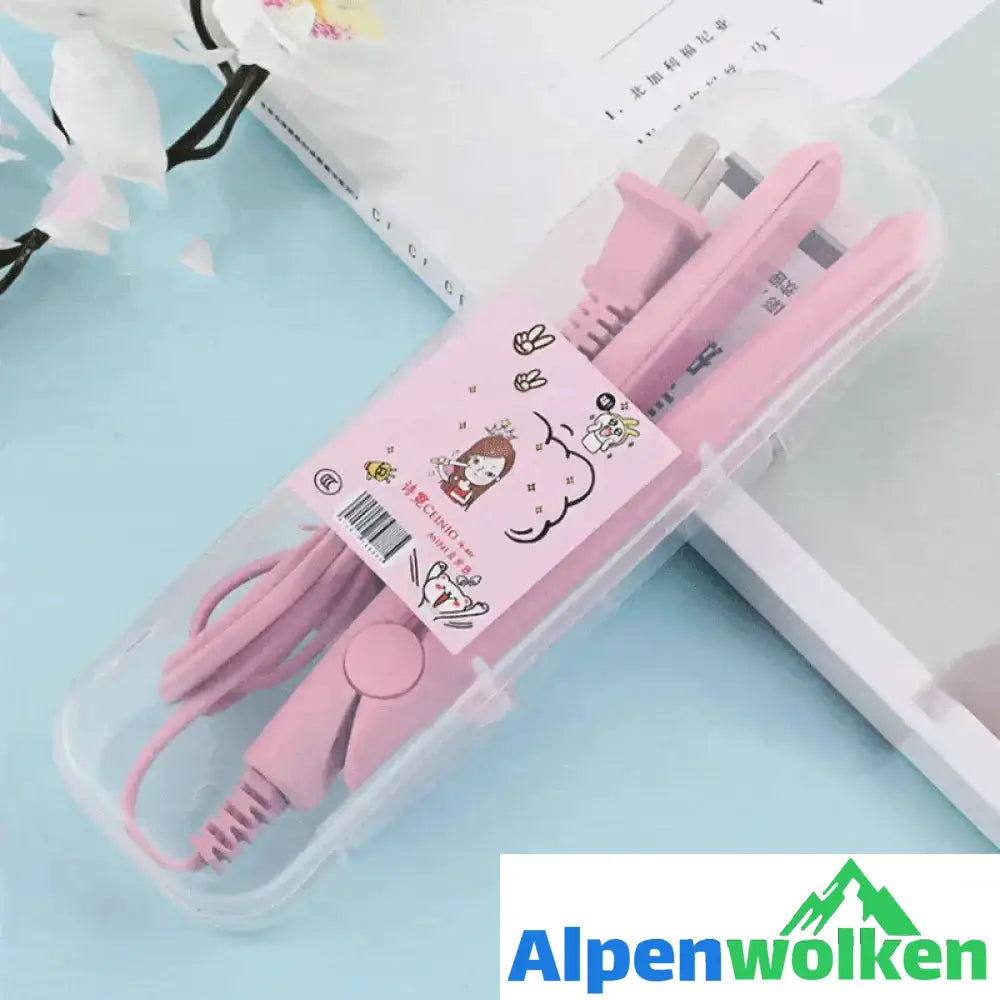 Alpenwolken - Mini-Lockenwickler aus Keramik Rosa（Europa）