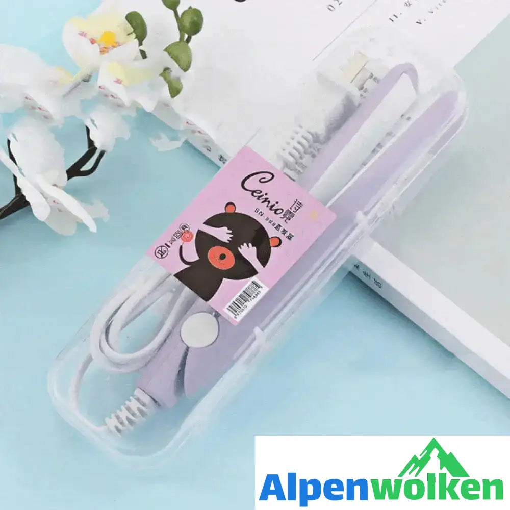 Alpenwolken - Mini-Lockenwickler aus Keramik violett（Europa）