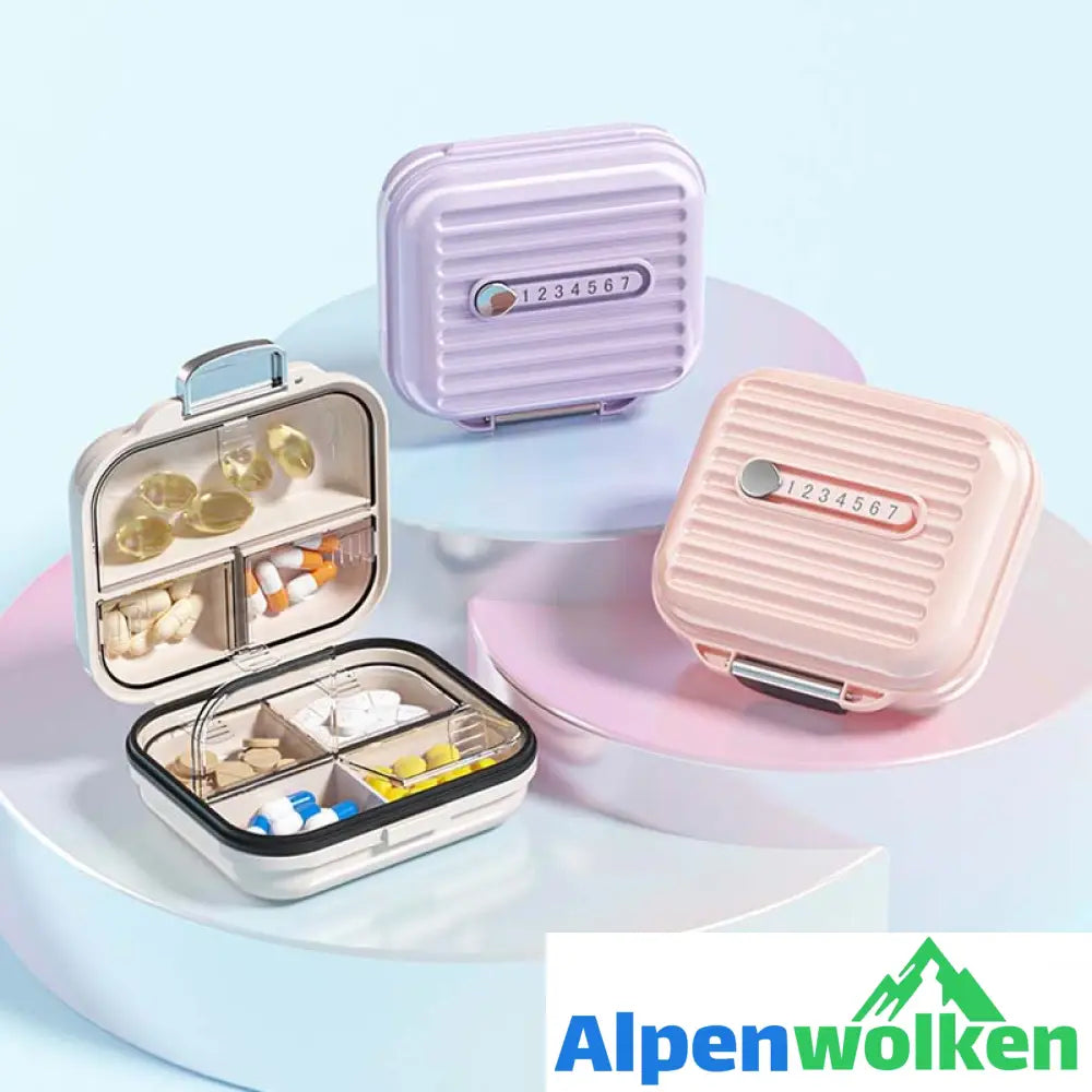 Alpenwolken - Mini-Portable-Pillenbox