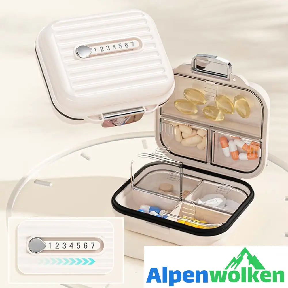 Alpenwolken - Mini-Portable-Pillenbox