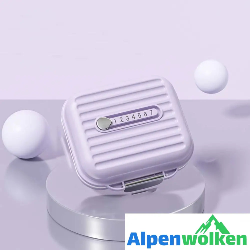 Alpenwolken - Mini-Portable-Pillenbox