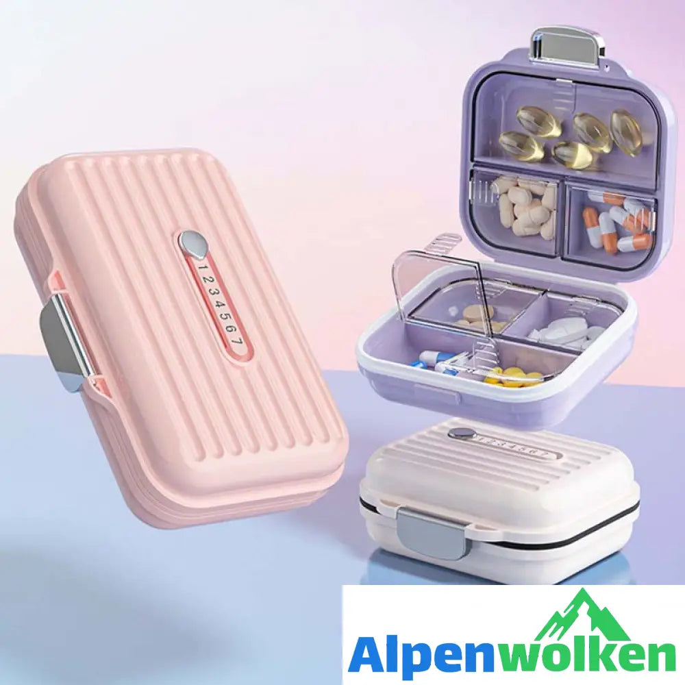 Alpenwolken - Mini-Portable-Pillenbox