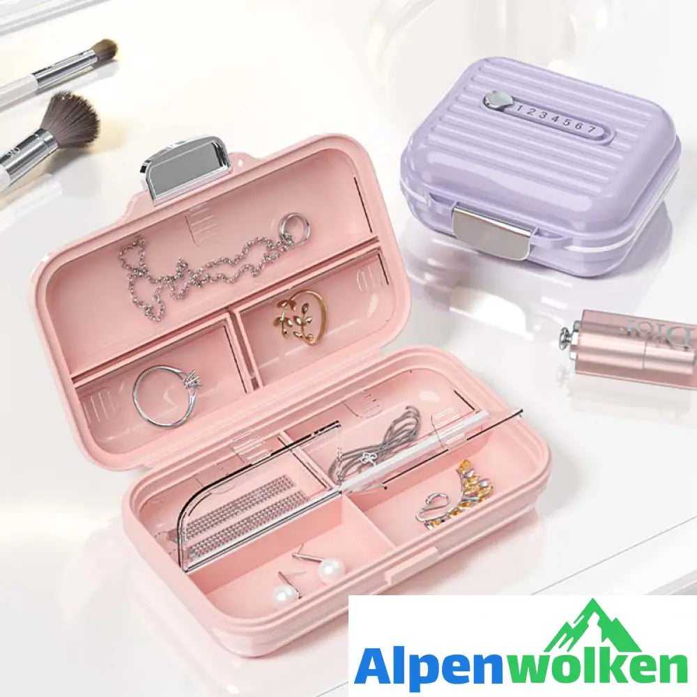 Alpenwolken - Mini-Portable-Pillenbox