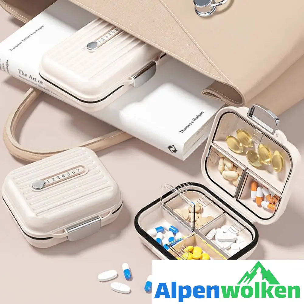 Alpenwolken - Mini-Portable-Pillenbox