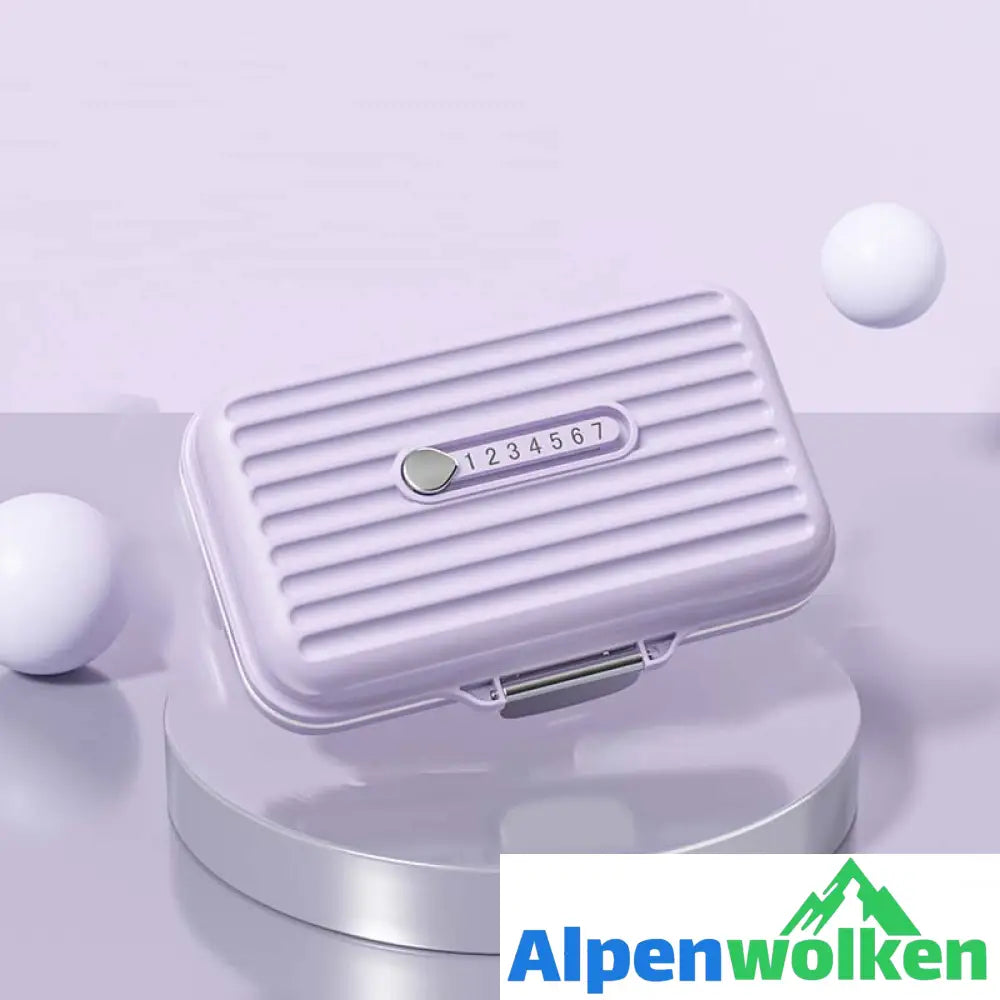 Alpenwolken - Mini-Portable-Pillenbox