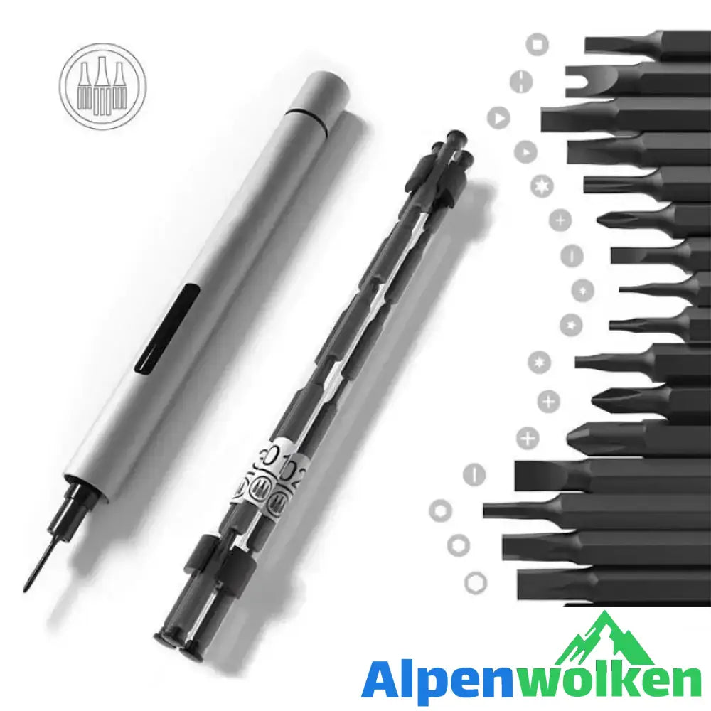 Alpenwolken - Mini Schnurlos Akkuschrauber Kit