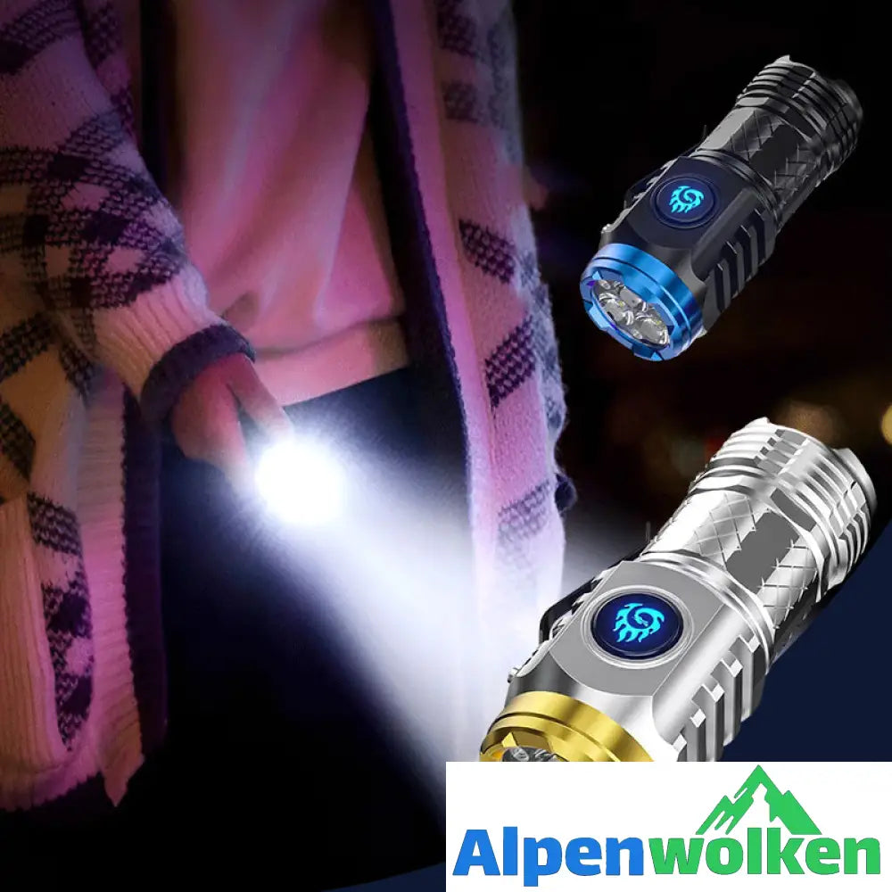 Alpenwolken - Mini-Taschenlampe mit dreiäugigem Monster