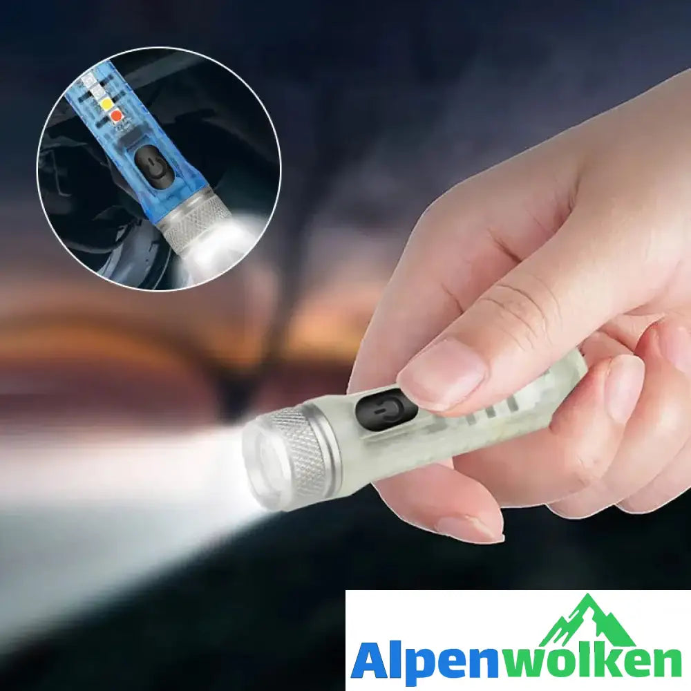 Alpenwolken - Mini-Taschenlampe mit starkem Licht