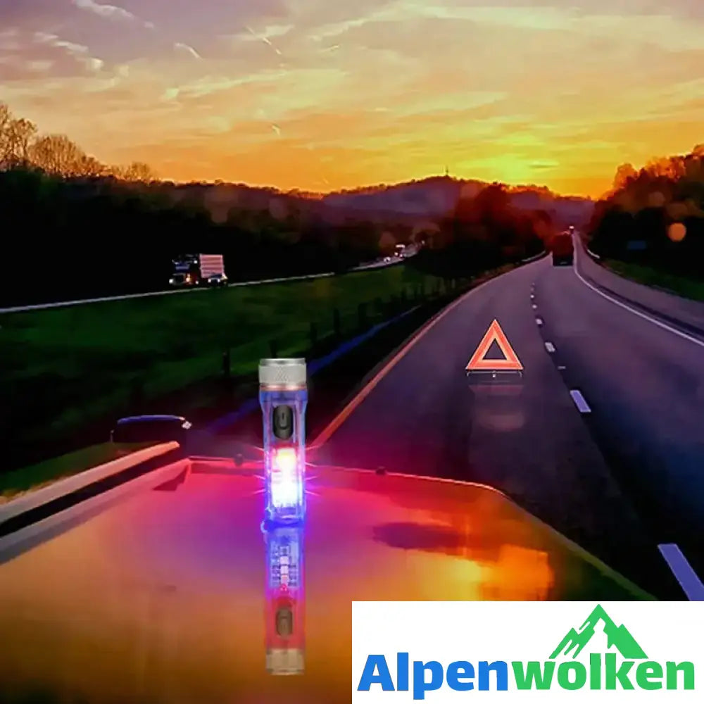 Alpenwolken - Mini-Taschenlampe mit starkem Licht