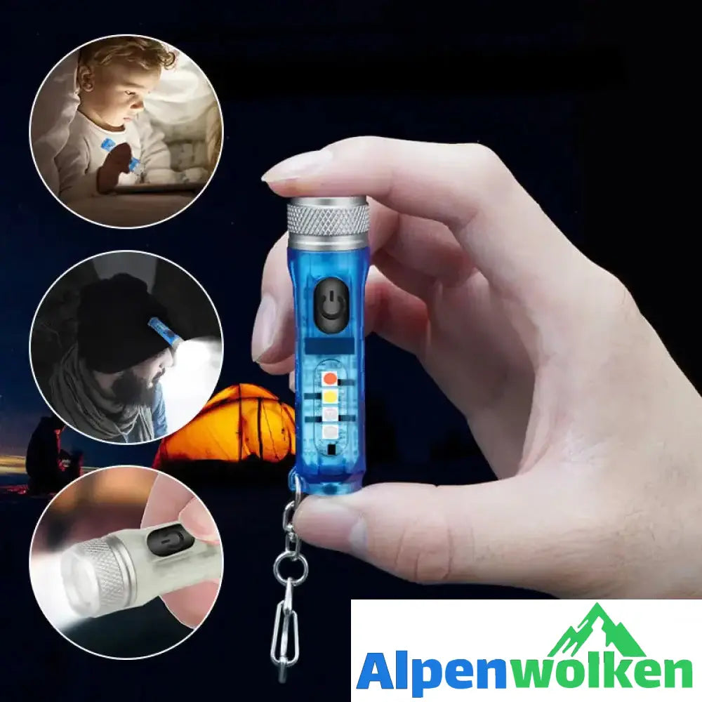 Alpenwolken - Mini-Taschenlampe mit starkem Licht