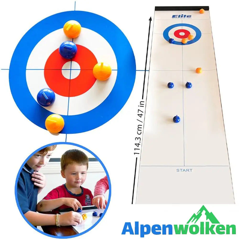 Alpenwolken - Mini-Tisch-Curling-Bälle