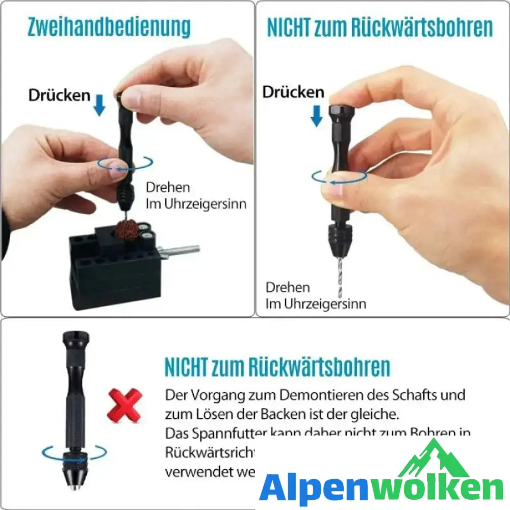 Alpenwolken - Miniatur-Handwerkzeugset aus Aluminiumlegierung