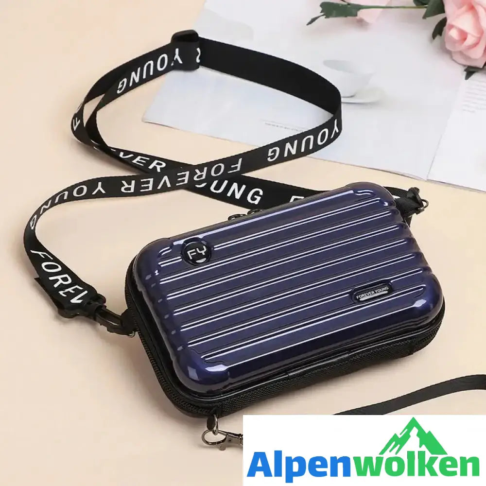 Alpenwolken - Minihandtasche für Damen Blau