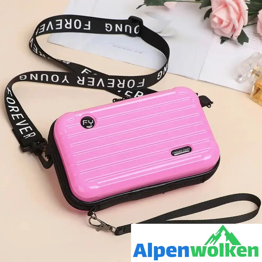 Alpenwolken - Minihandtasche für Damen Rosa