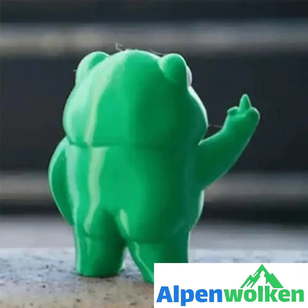 Alpenwolken - Mittelfinger-Frosch-Ornament