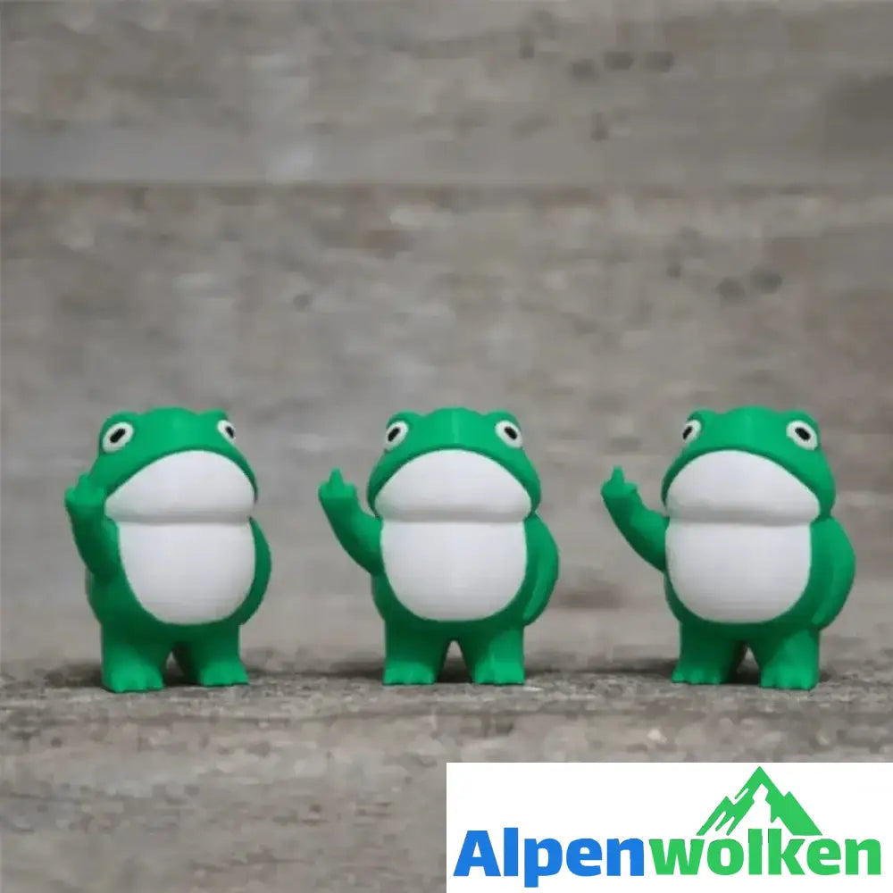 Alpenwolken - Mittelfinger-Frosch-Ornament