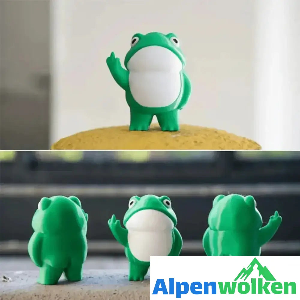 Alpenwolken - Mittelfinger-Frosch-Ornament