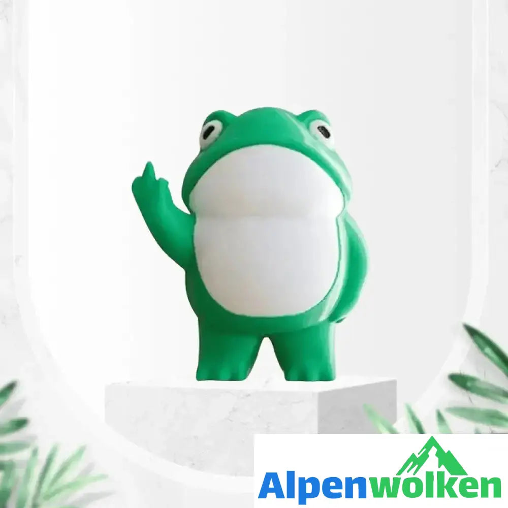 Alpenwolken - Mittelfinger-Frosch-Ornament