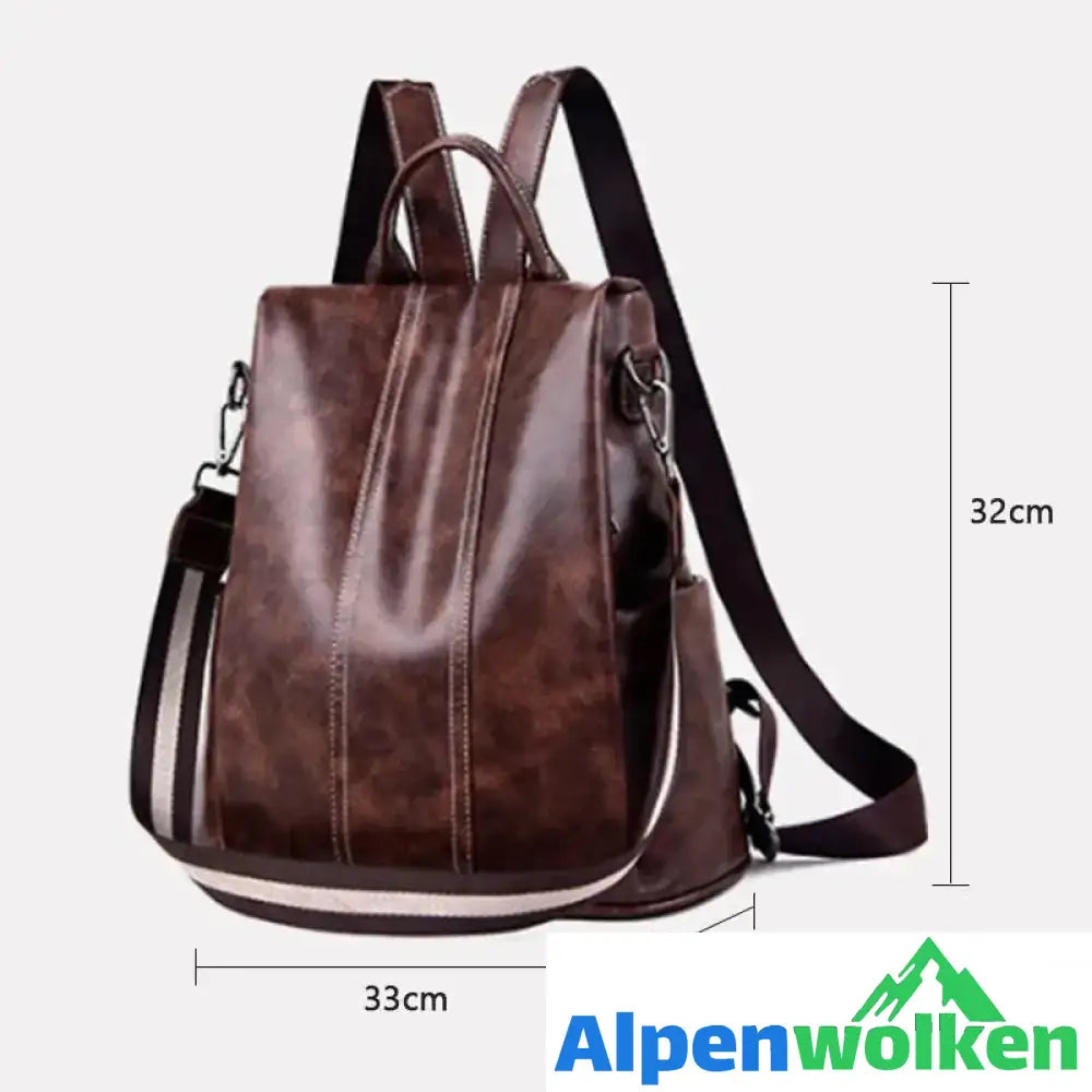 Alpenwolken - Mode Frauen Anti-Diebstahl-Rucksack