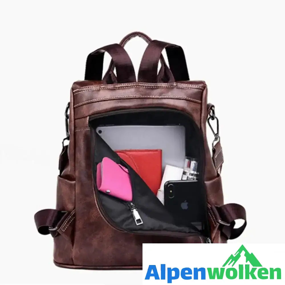 Alpenwolken - Mode Frauen Anti-Diebstahl-Rucksack