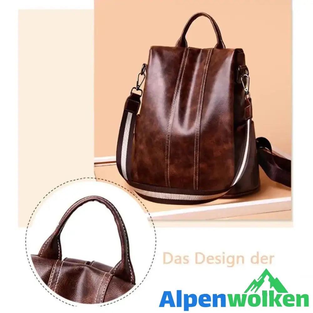 Alpenwolken - Mode Frauen Anti-Diebstahl-Rucksack