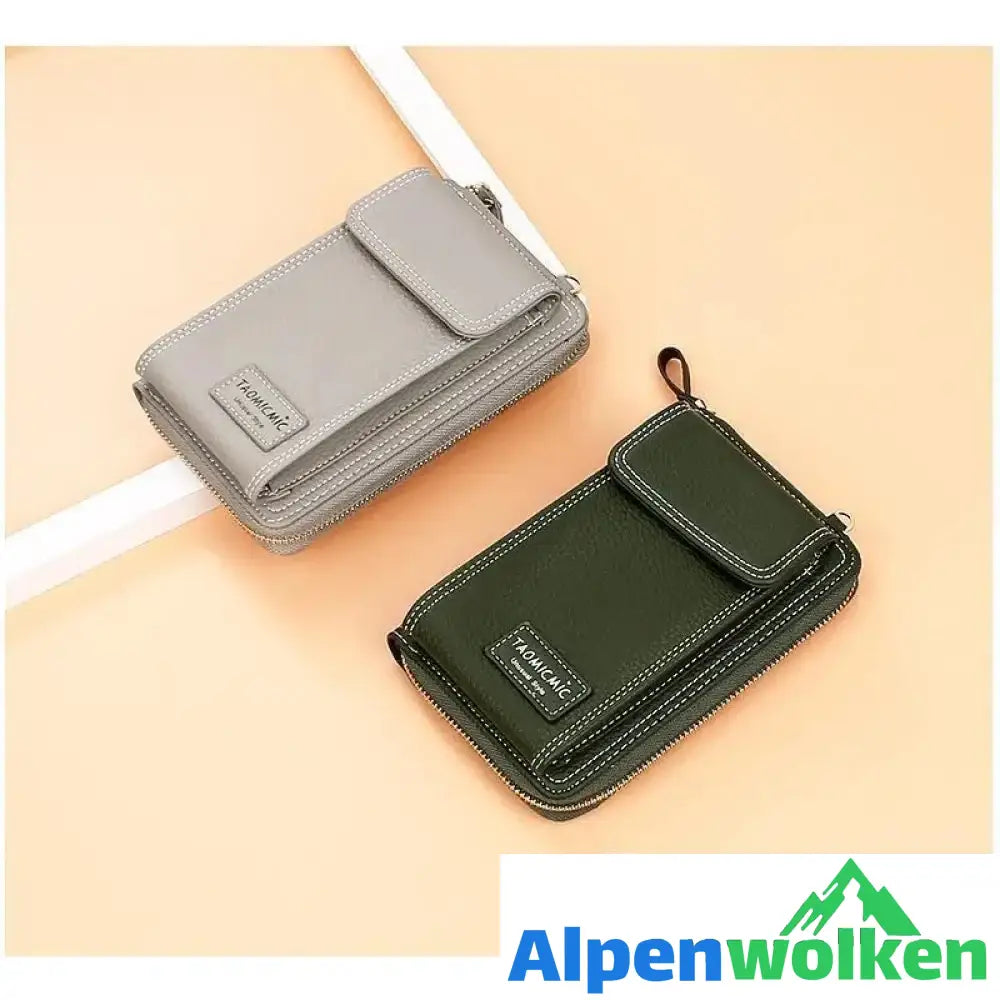 Alpenwolken - Mode Frauen PU-Leder Schultertasche, MINI Größe