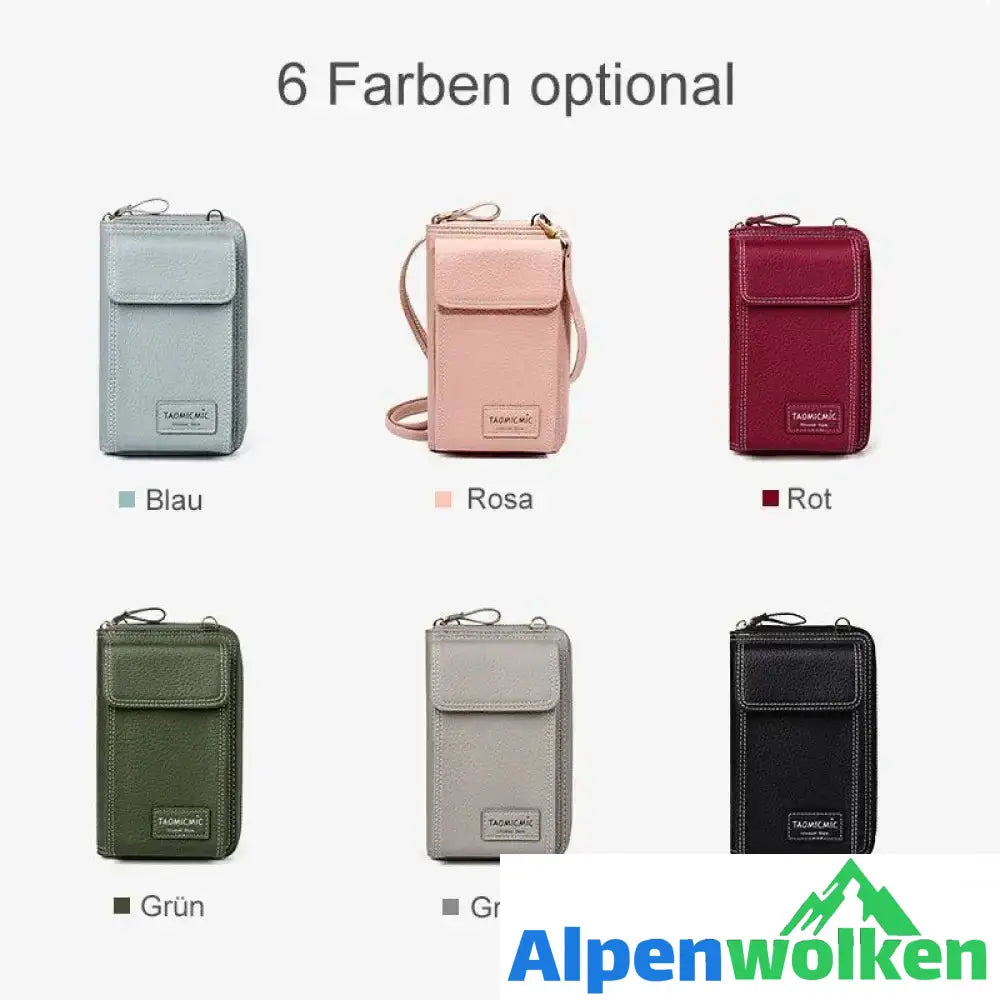 Alpenwolken - Mode Frauen PU-Leder Schultertasche, MINI Größe