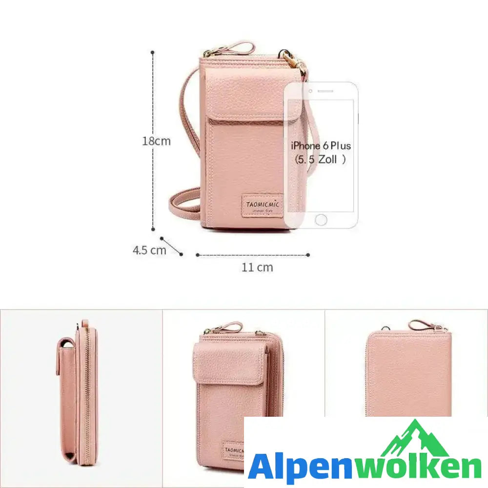 Alpenwolken - Mode Frauen PU-Leder Schultertasche, MINI Größe