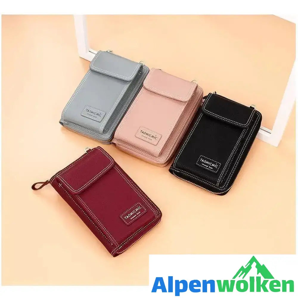 Alpenwolken - Mode Frauen PU-Leder Schultertasche, MINI Größe