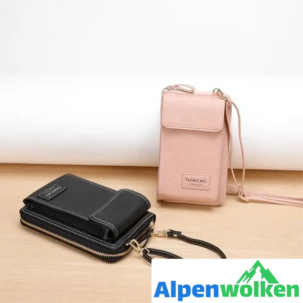 Alpenwolken - Mode Frauen PU-Leder Schultertasche, MINI Größe