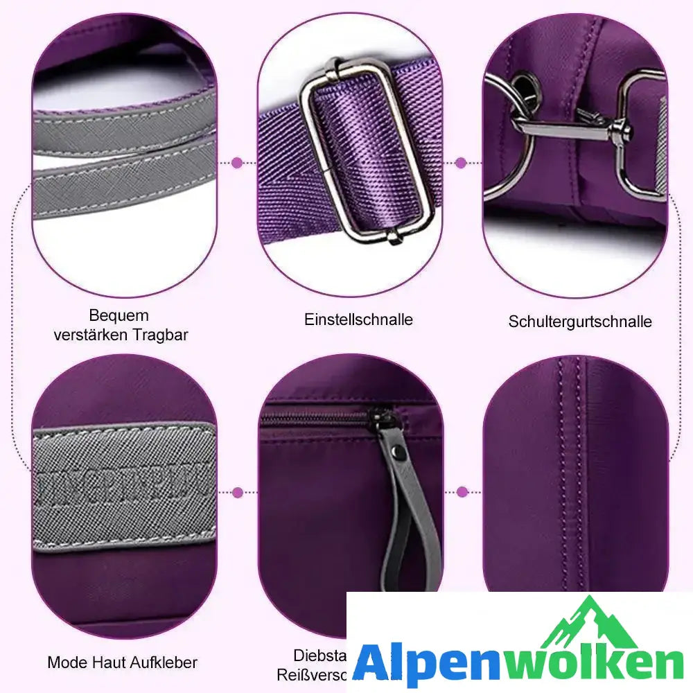 Alpenwolken - Modedame Tragbare Reisetasche mit einer Schulter