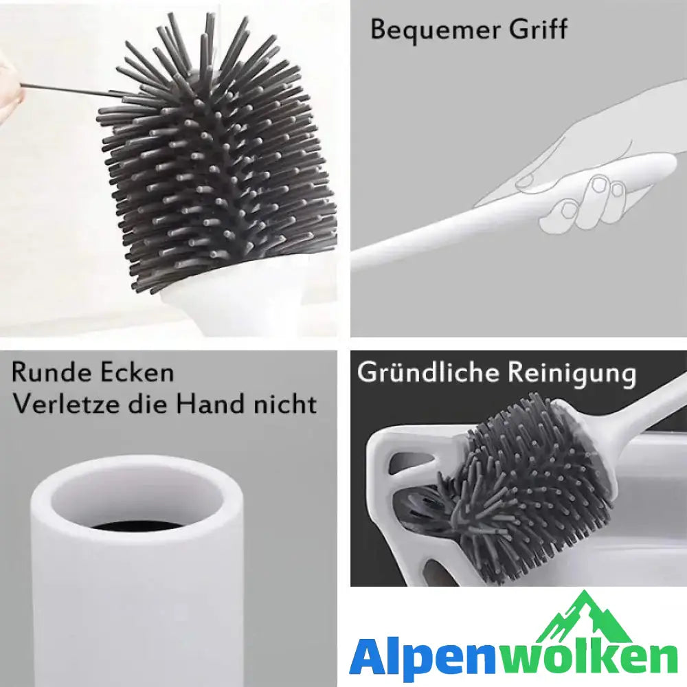 Alpenwolken - Moderne Hygienische Toilettenbürste