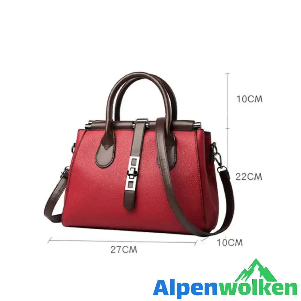 Alpenwolken - Modische Damen Umhängetasche & Handtasche aus PU Leder