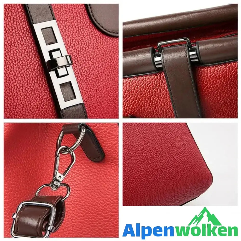 Alpenwolken - Modische Damen Umhängetasche & Handtasche aus PU Leder