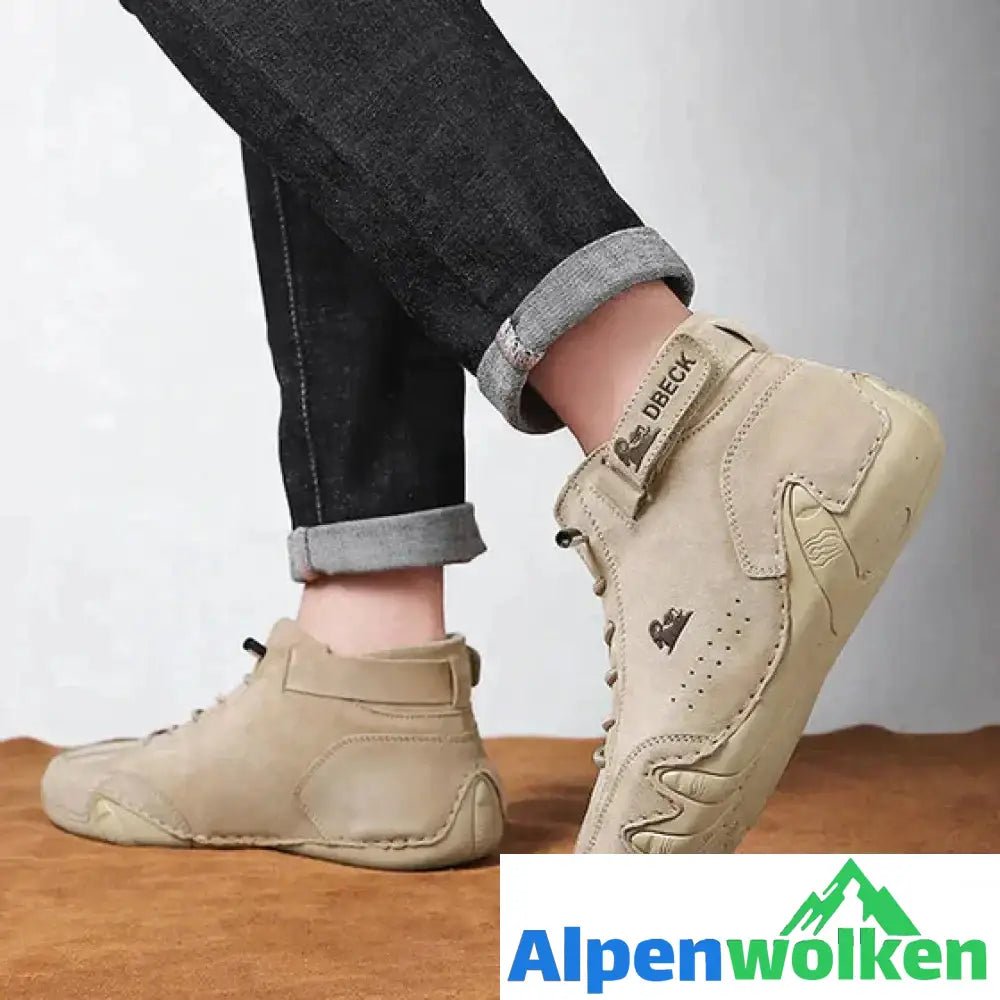 Alpenwolken - Modische Einfarbige Martin-Stiefel