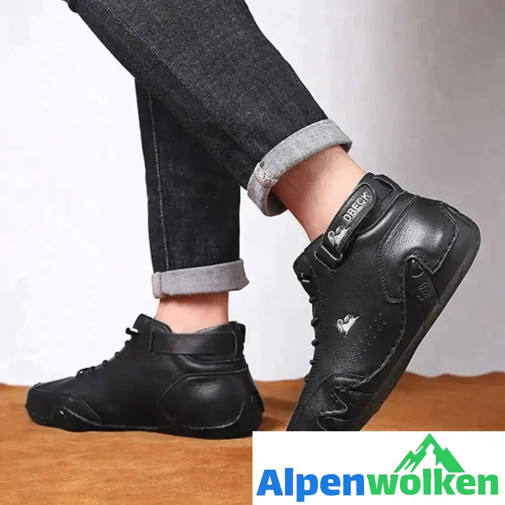 Alpenwolken - Modische Einfarbige Martin-Stiefel