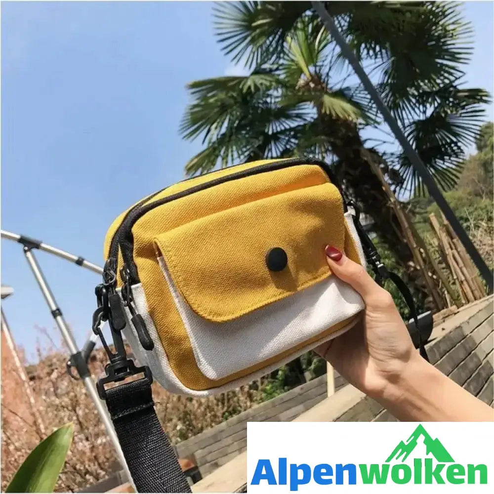 Alpenwolken - Modische feine Tasche für die Damen Gelb