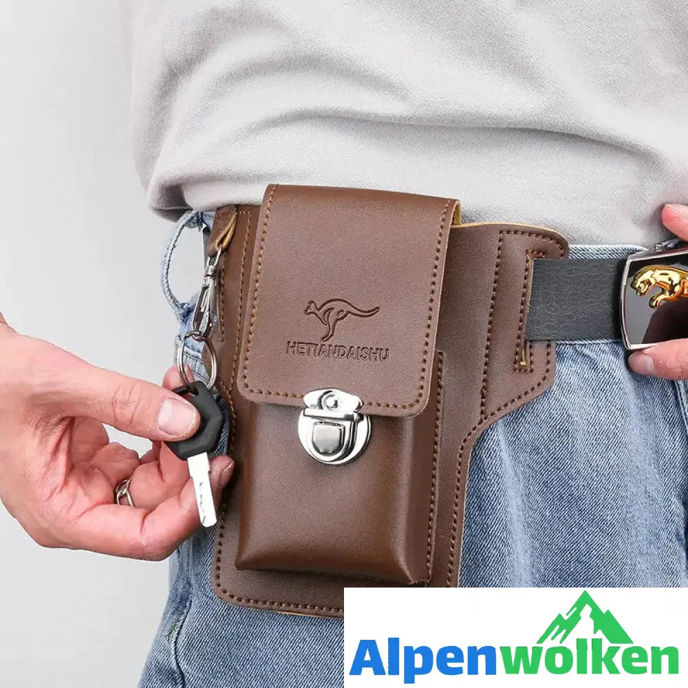 Alpenwolken - Modische Herren Gürteltasche