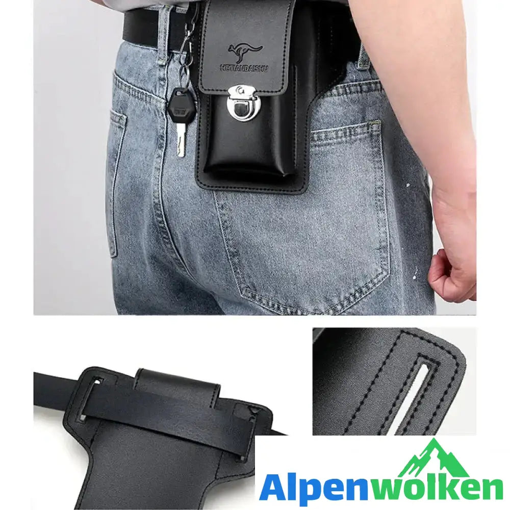 Alpenwolken - Modische Herren Gürteltasche