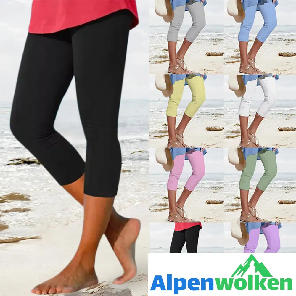 Alpenwolken - Modische Lässige Leggings Für Damen