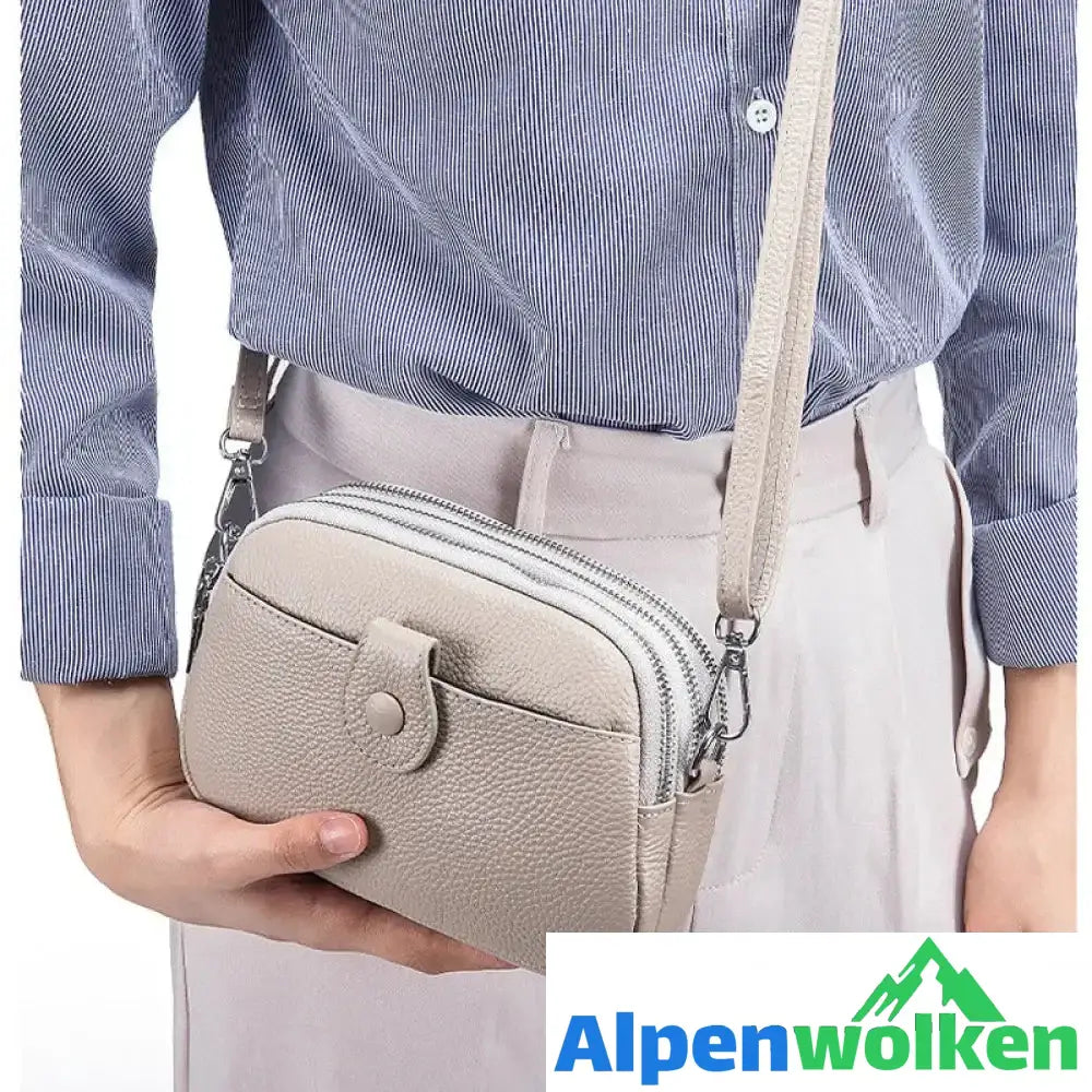 Alpenwolken - Modische Mini-Umhängetasche für Damen