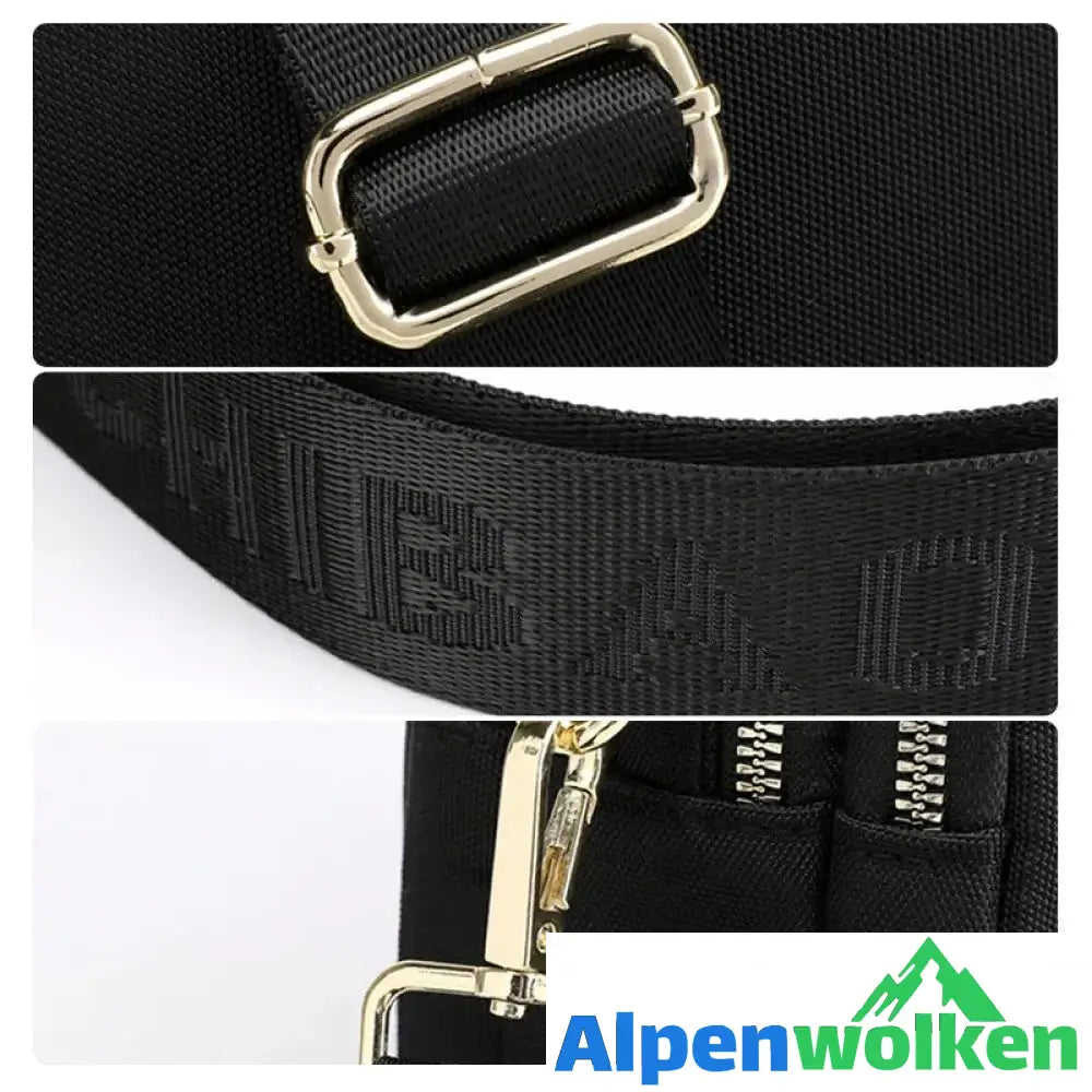 Alpenwolken - Modische multifunktionale Umhängetasche aus Nylon für Damen