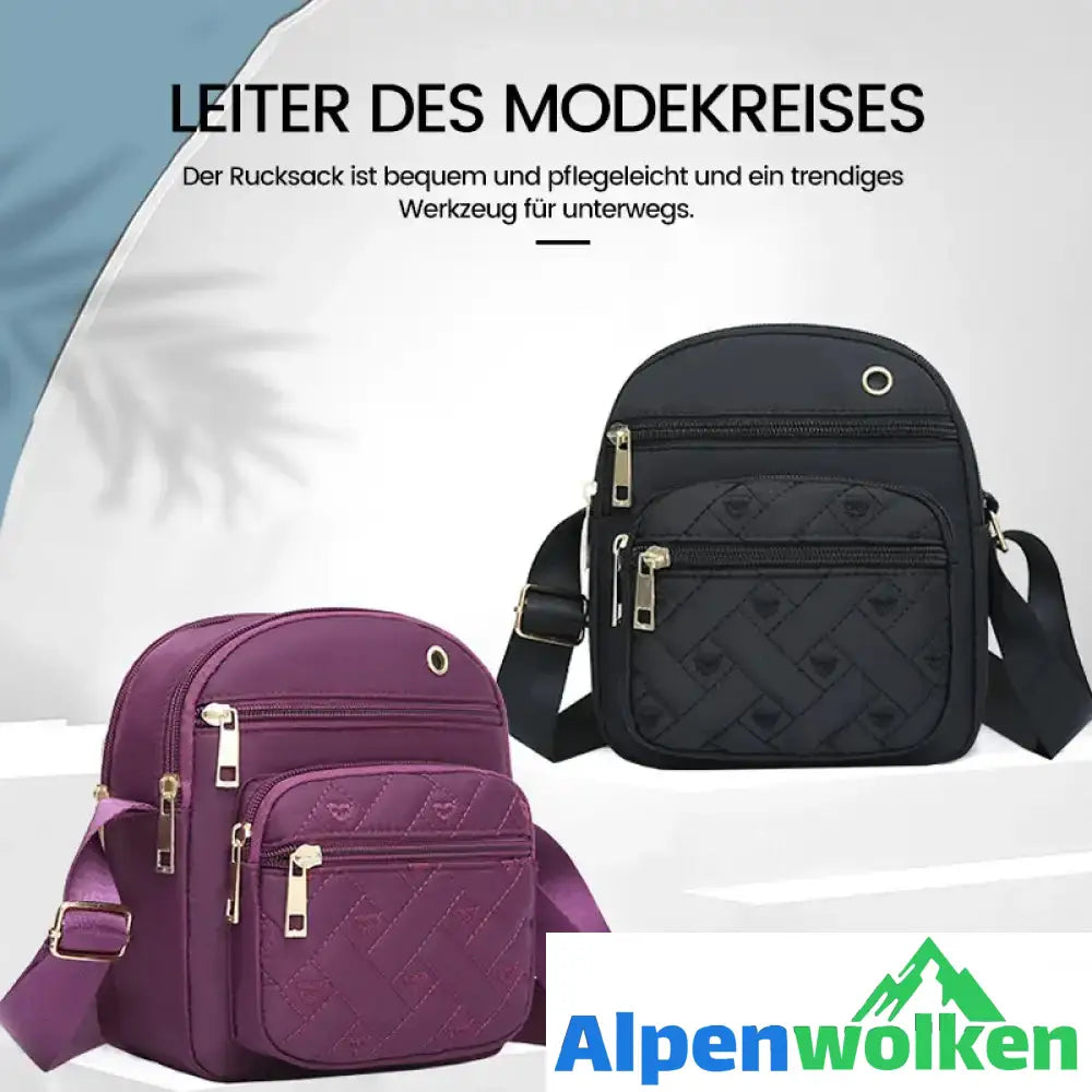 Alpenwolken - Modische Oxford-Umhängetasche für Damen