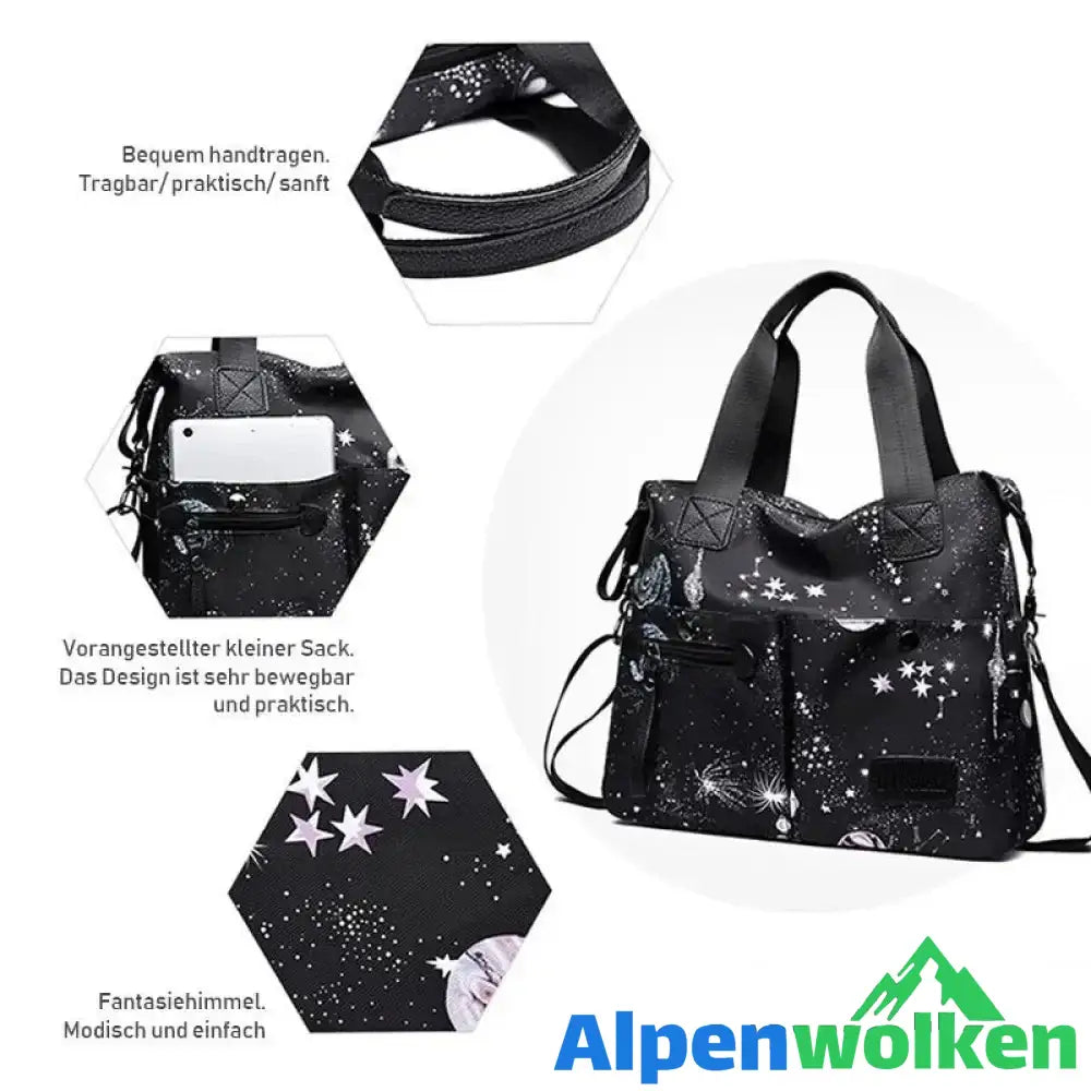 Alpenwolken - Modische wasserdichte Tasche für die Damen