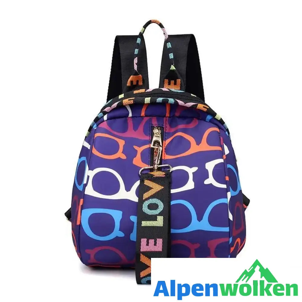 Alpenwolken - Modischer Damen Rucksack Augen