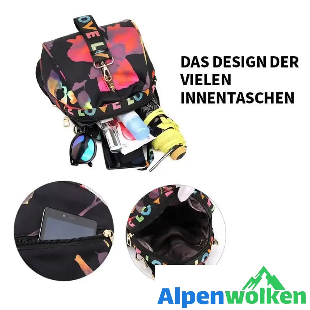 Alpenwolken - Modischer Damen Rucksack