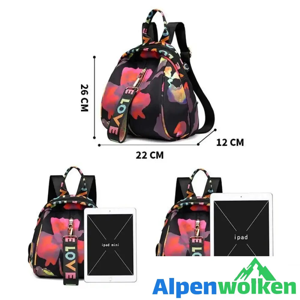 Alpenwolken - Modischer Damen Rucksack